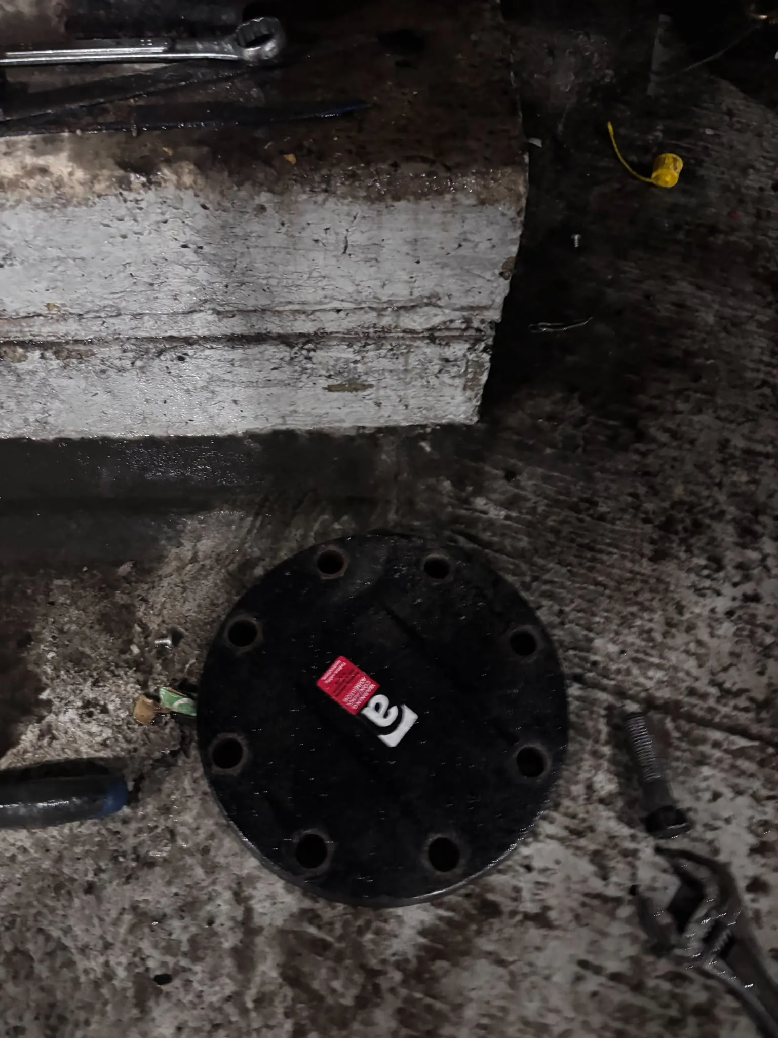 Artex scraping from a concrete ceiling during Shepherd's Bush refurbishment